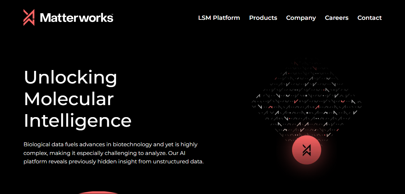 Matterworks Secures Series A Funding to Advance AI-Powered Molecular Intelligence