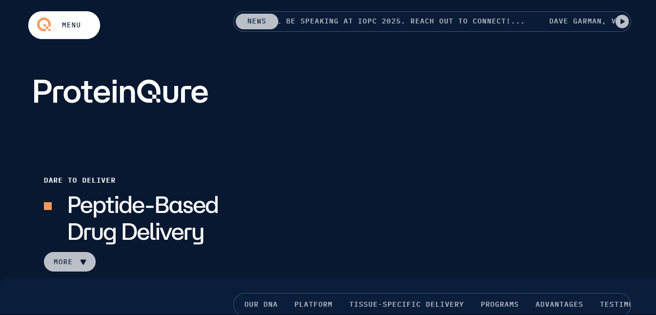 ProteinQure Raises $11M Series A to Scale Precision Peptide-Based Drug Delivery