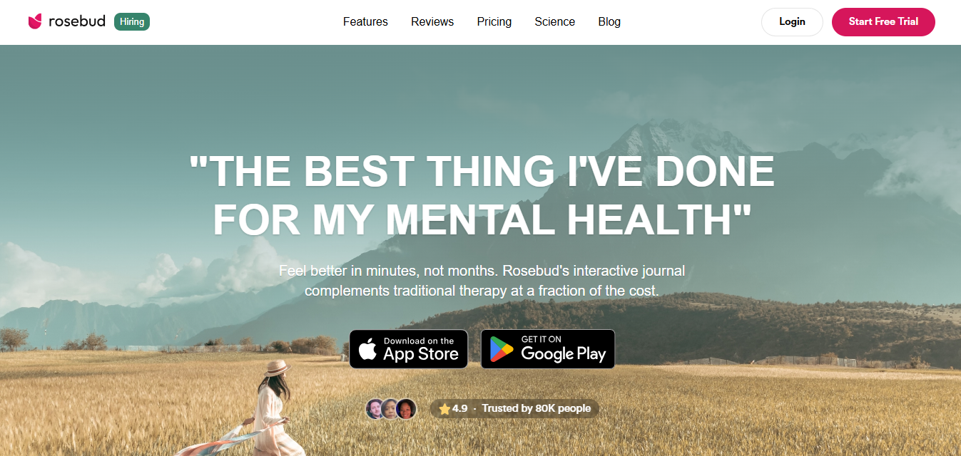 Rosebud Raises $6M to Revolutionize Mental Health Through Interactive Journaling