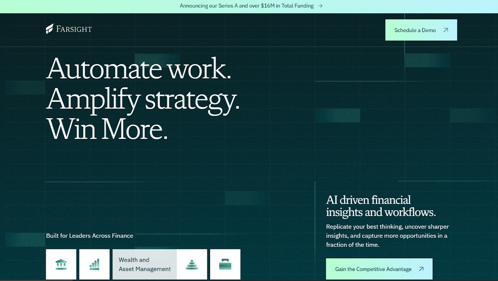 Farsight AI Raises $16M Series A to Automate Investment Banking Workflows and Supercharge Deal Execution
