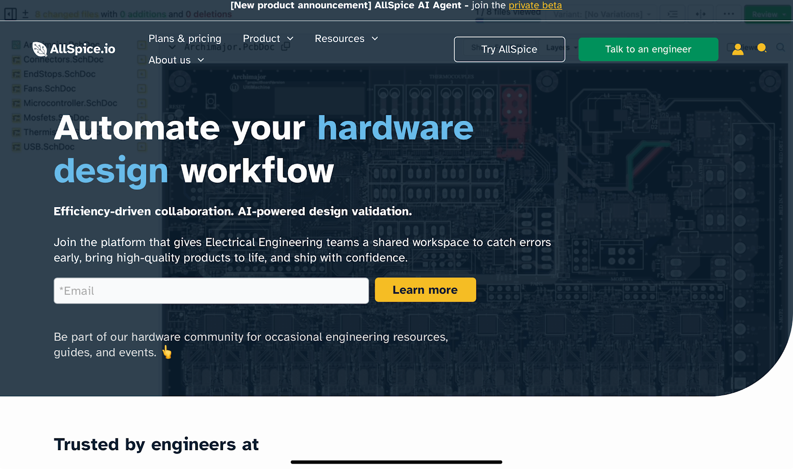 AllSpice.io Raises $15M Series A to Bring Git-Style Collaboration to Hardware Engineering