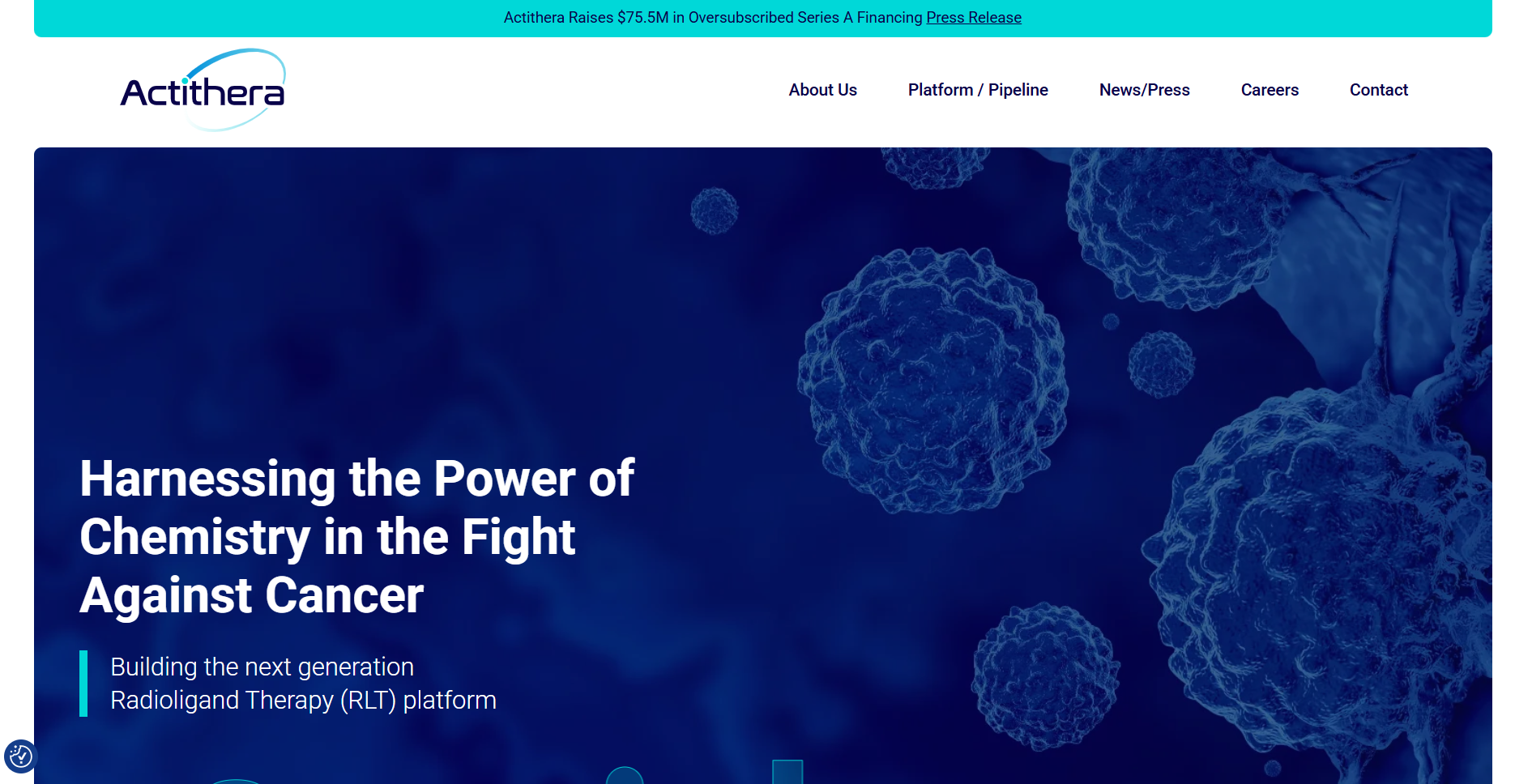 Actithera Raises $75.5M Series A to Advance Precision Radioligand Therapies