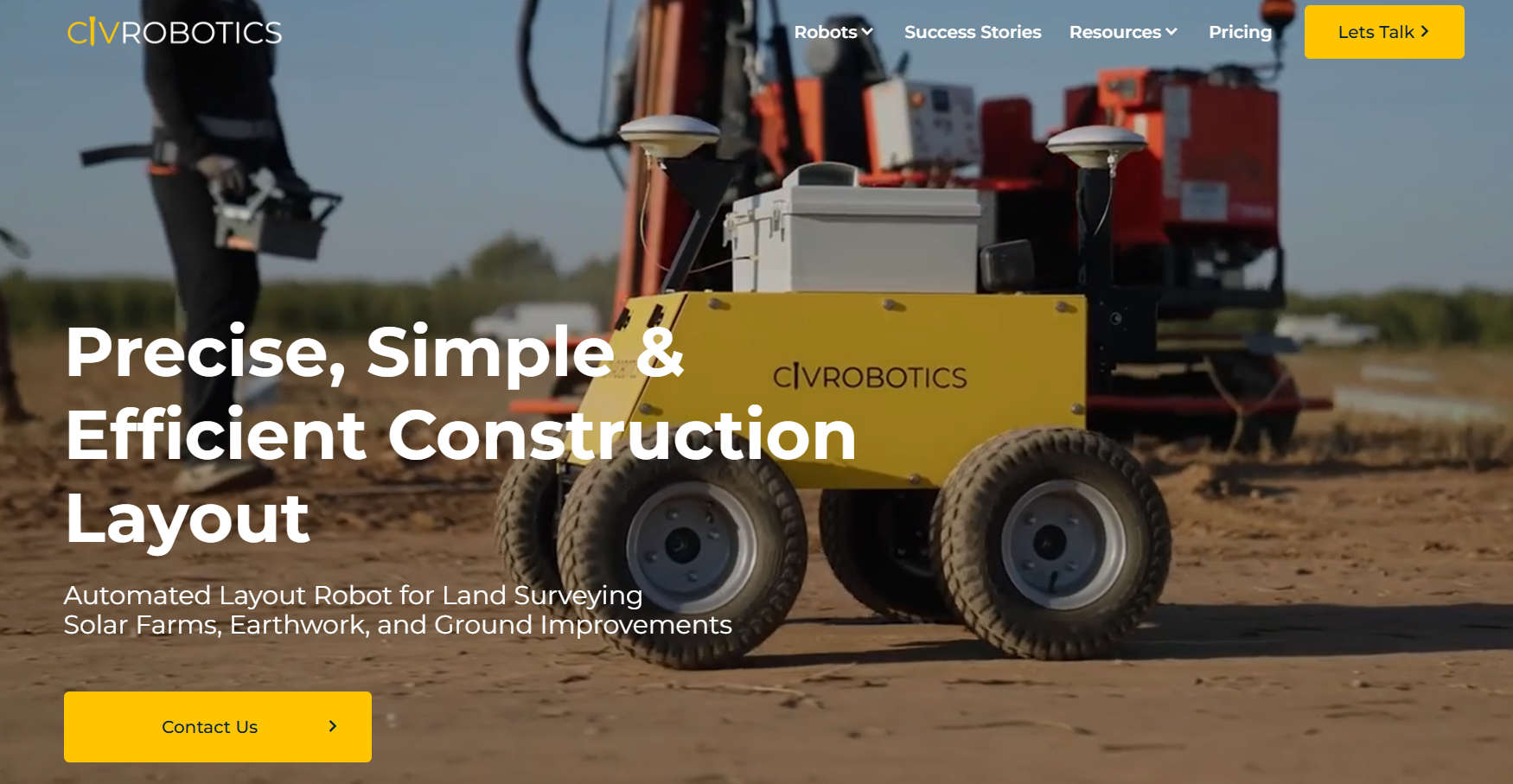 Civ Robotics Raises $7.5M to Transform Construction Site Layout with Advanced Robotics