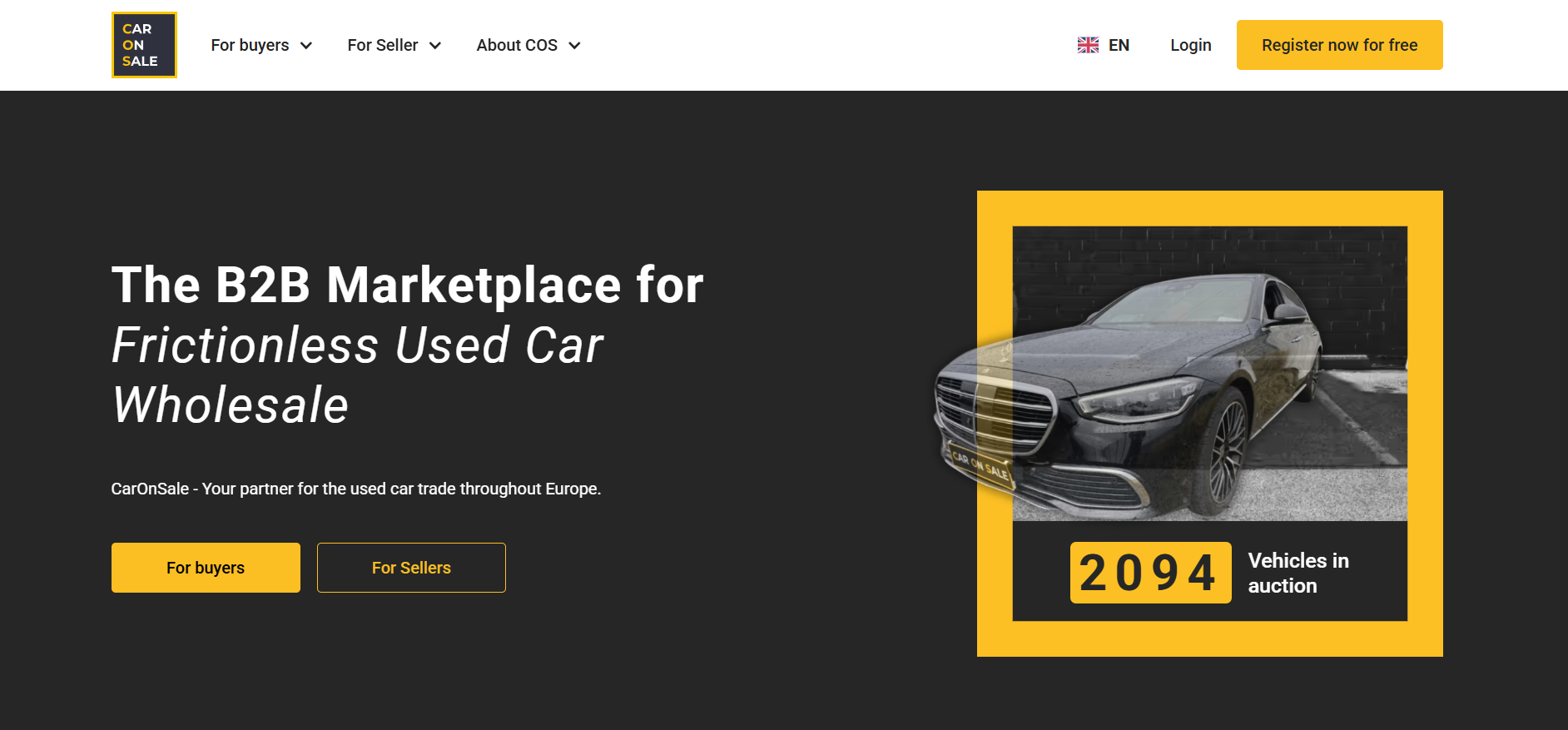 CarOnSale Raises €82 Million Series C to Transform Used Car Auctions Across Europe