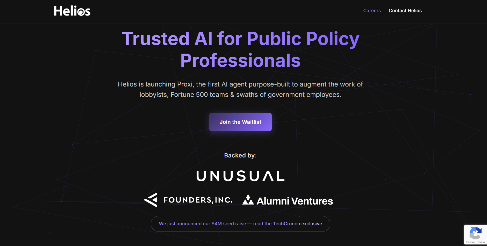 Helios Raises $4M Seed to Launch Proxi, the AI-Native OS for Public Policy