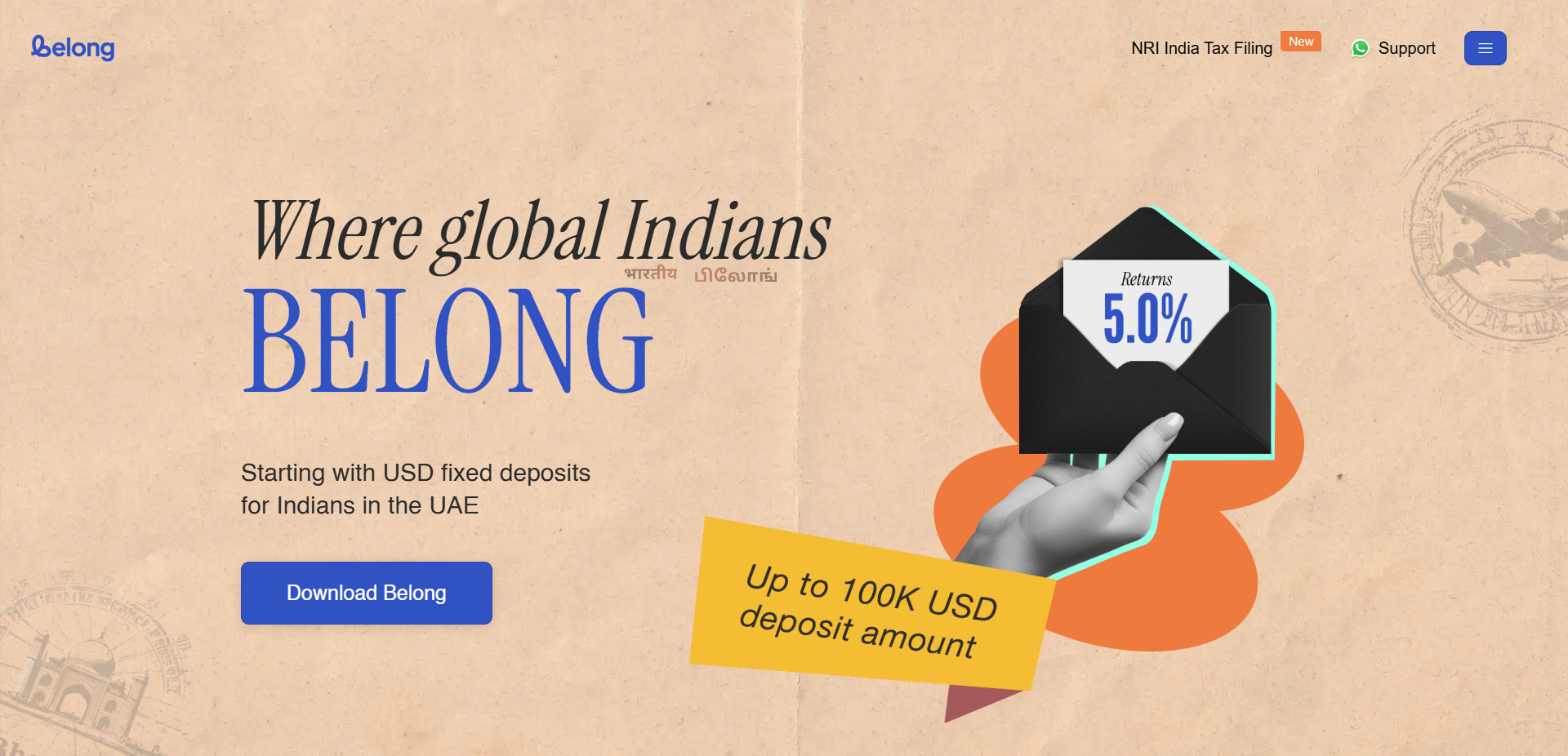 Belong Raises $5M to Transform NRI Savings and Investments