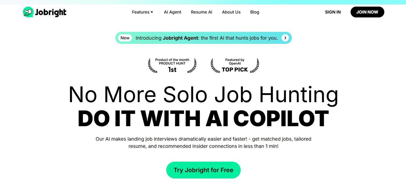 Jobright.ai Raises $3.2M to Revolutionize Job Hunting with AI Copilot