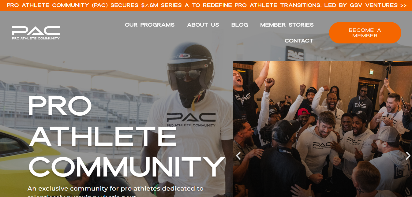 PAC Raises $7.6M Series A to Redefine Athlete Transitions Beyond the Game