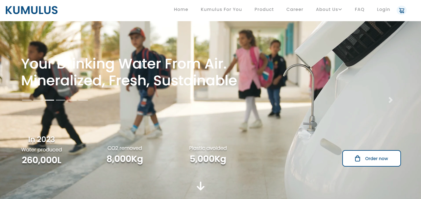 Kumulus Water Raises $3.5M Seed Round to Expand Atmospheric Water Tech in MENA