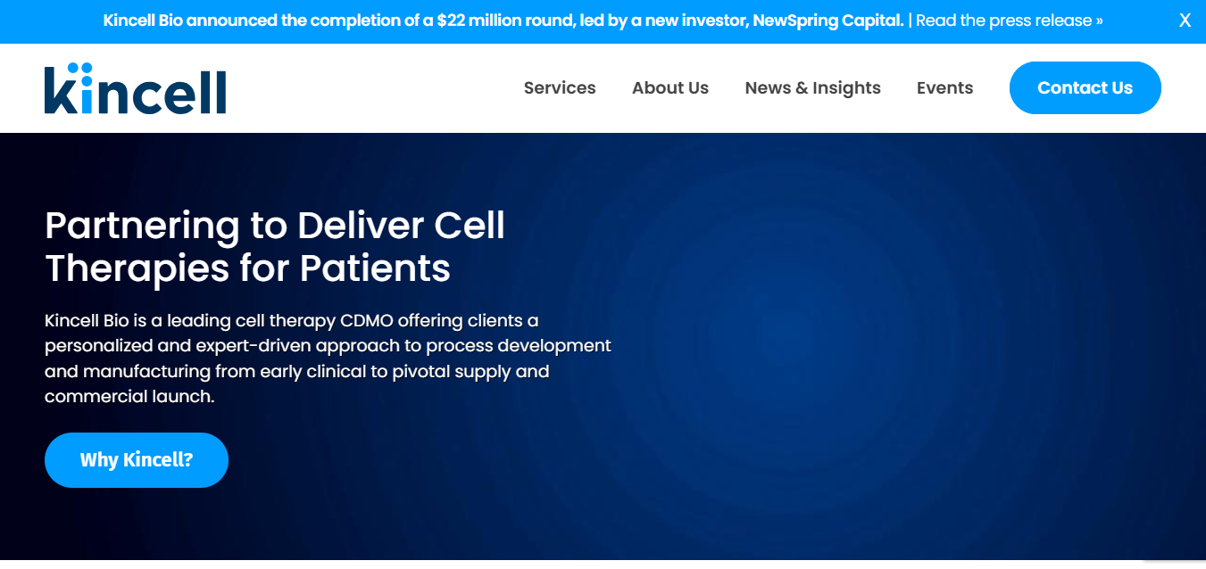 Kincell Bio Secures $22M to Build the Future of Cell Therapy Manufacturing