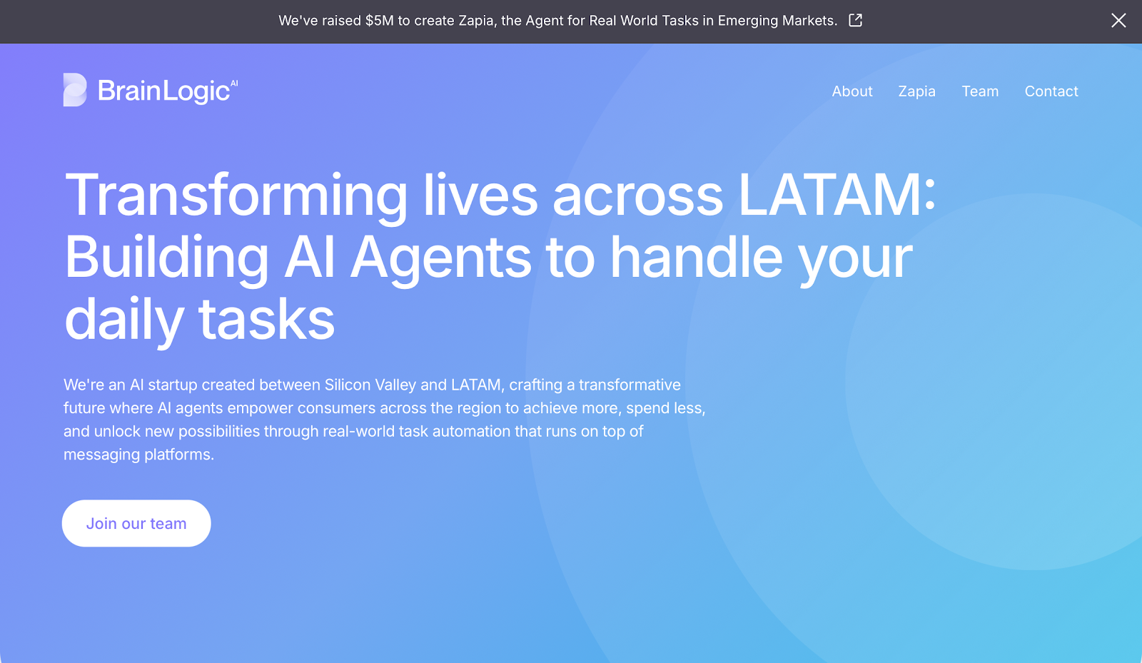Zapia AI Raises $7.25M to Transform Daily Task Automation Across LATAM