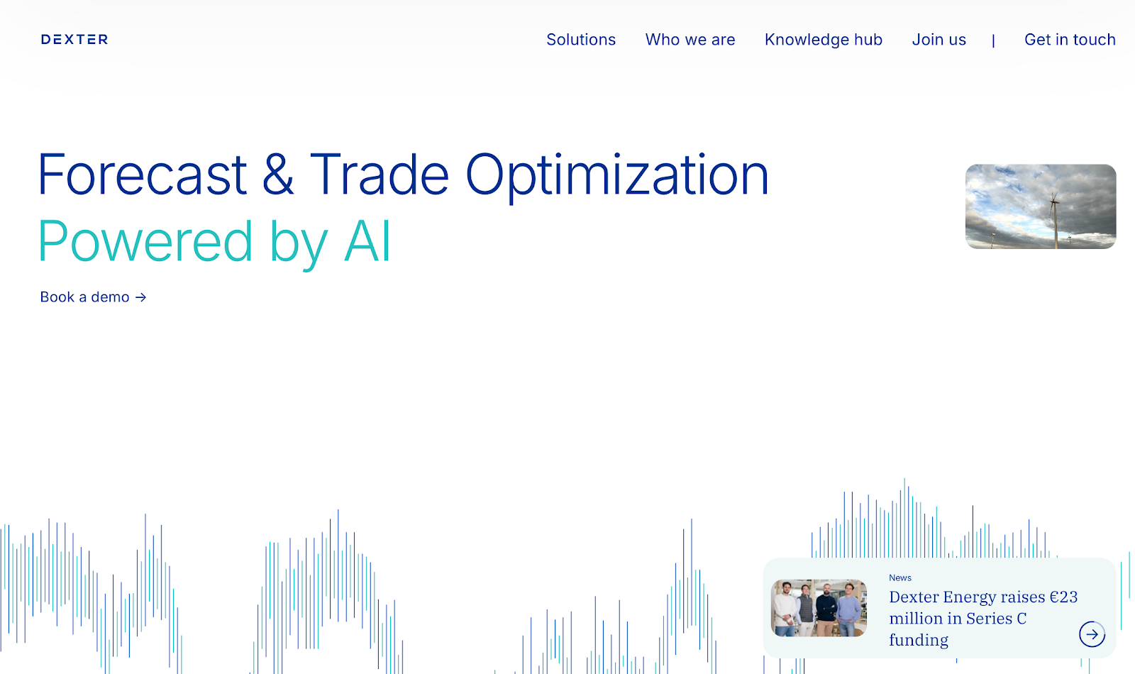 Dexter Energy Raises $26.95M Series C to Power Predictive AI for Renewable Energy Optimization