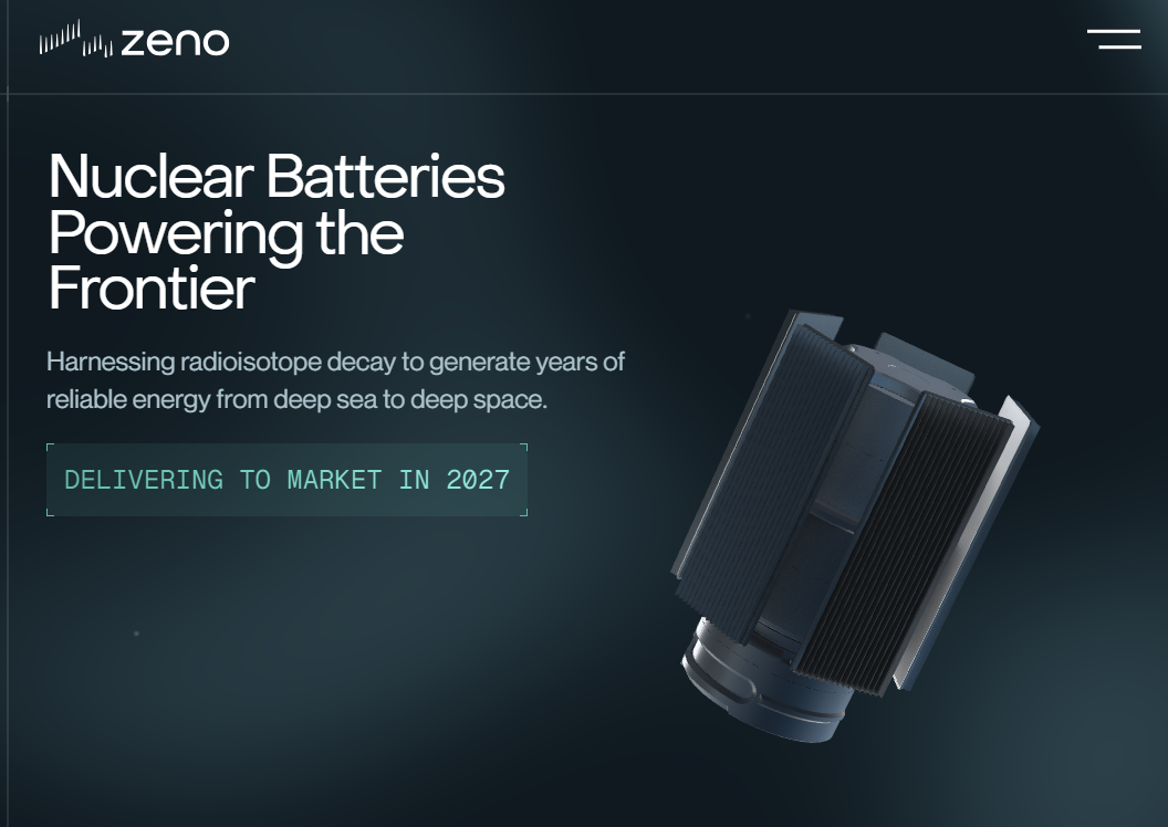 Zeno Power Secures $50M Series B to Advance Space-Grade Nuclear Power Solutions