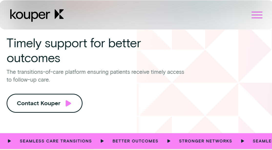 Health Tech Startup Kouper Raises $10M to Reinvent Transitions of Care