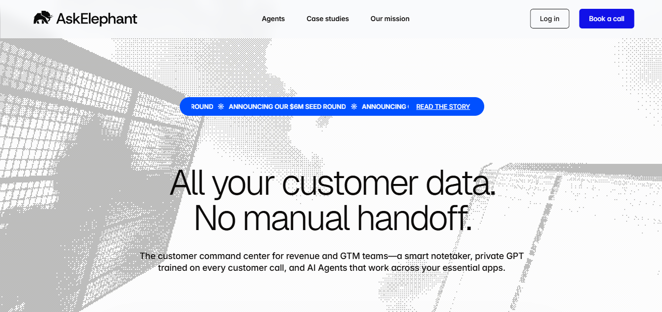 AskElephant Raises $6M Seed to Help Revenue Teams Crush Churn
