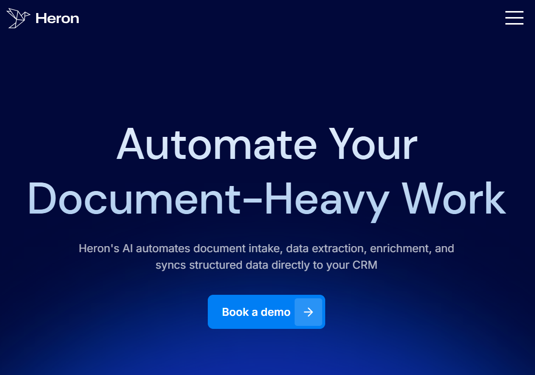 Heron Data Raises $16M Series A to Automate Financial Insights for Modern Lenders