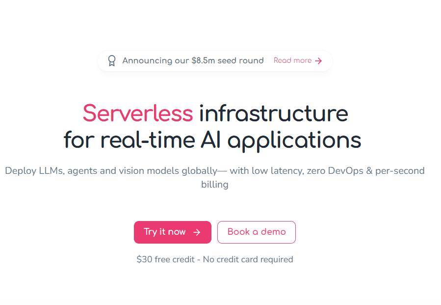 Cerebrium Secures $8.5 Million Seed Round to Scale Infrastructure for AI Workloads
