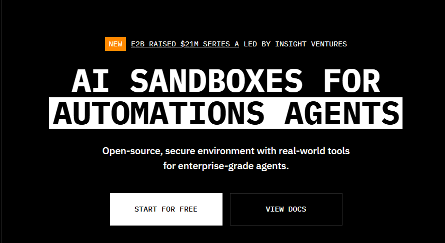 E2B Raises $21M Series A to Power the Future of AI Automation Sandboxes