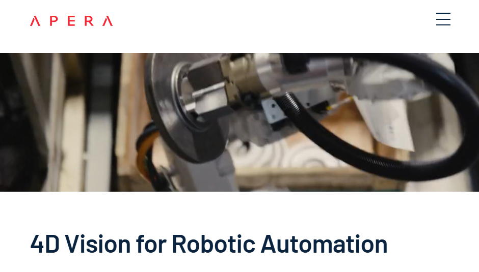 Apera AI Raises Series A to Advance 4D Vision Systems for Robotic Automation