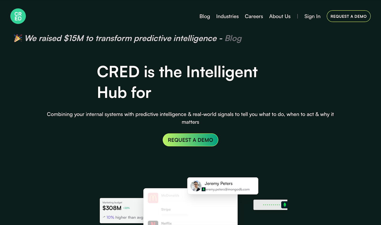 CRED Raises $15M to Become the Intelligent Hub for Predictive Business Insights
