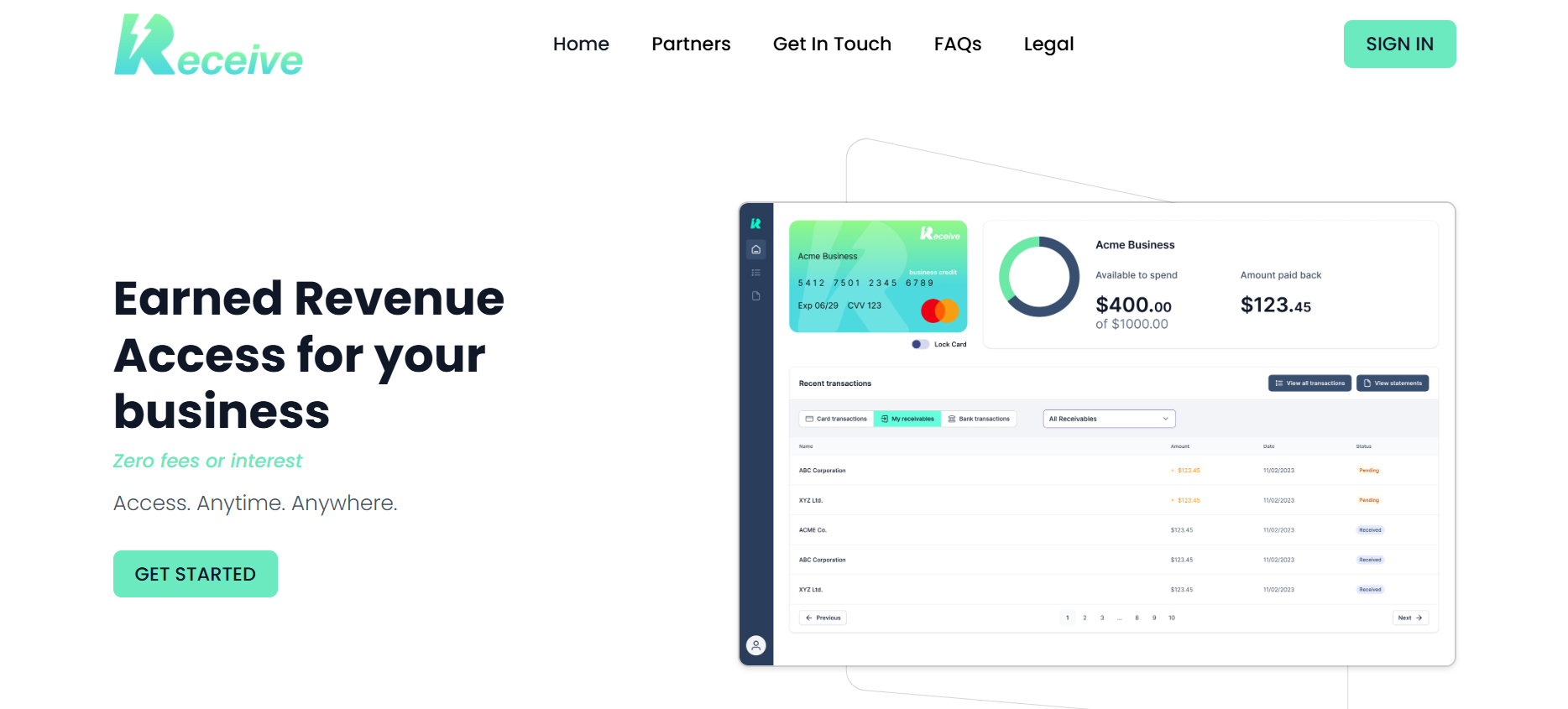Receive Raises $4M Seed to Unlock Real-Time Liquidity for SMBs