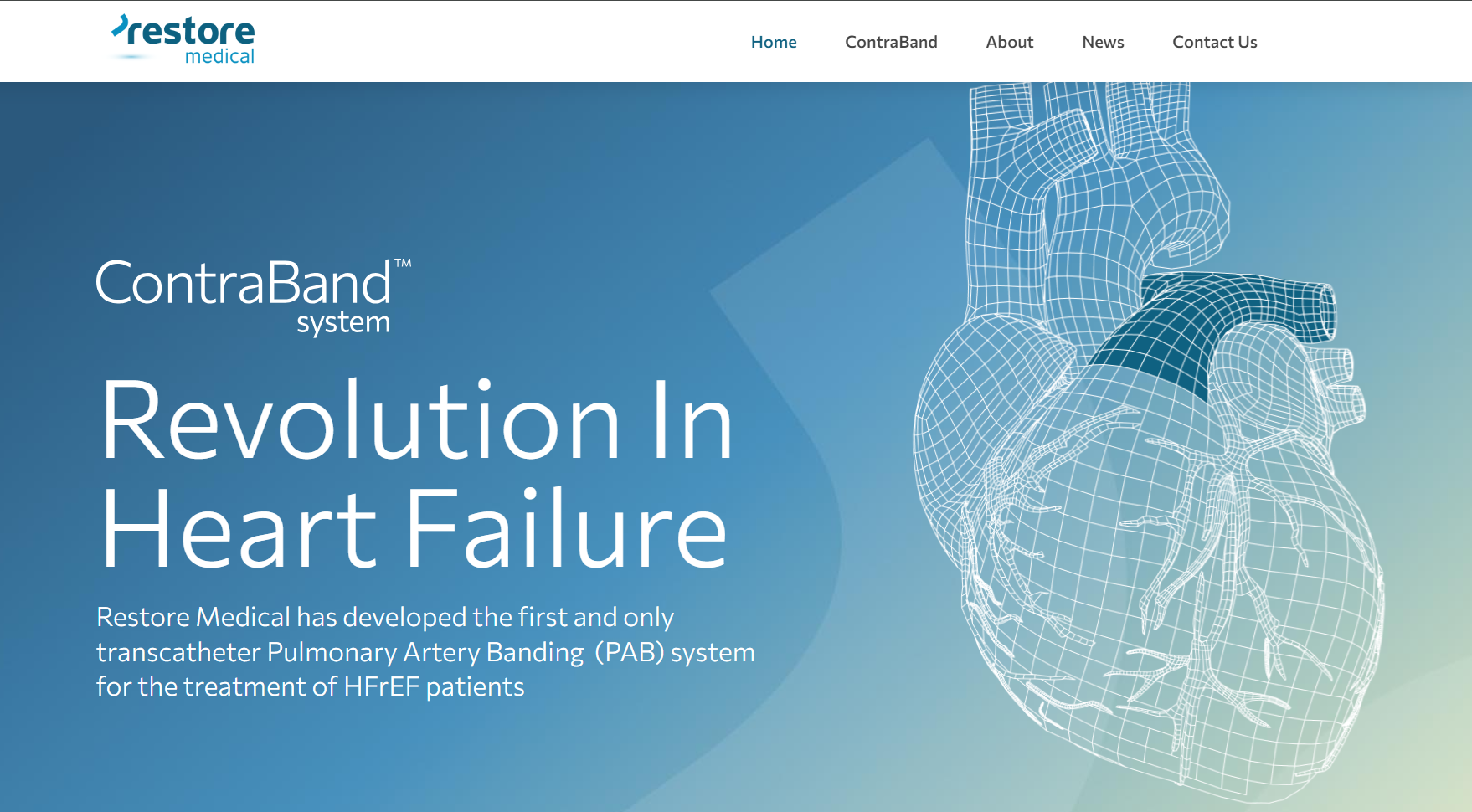 Restore Medical Raises $23M Series B to Advance Breakthrough Heart Failure Device