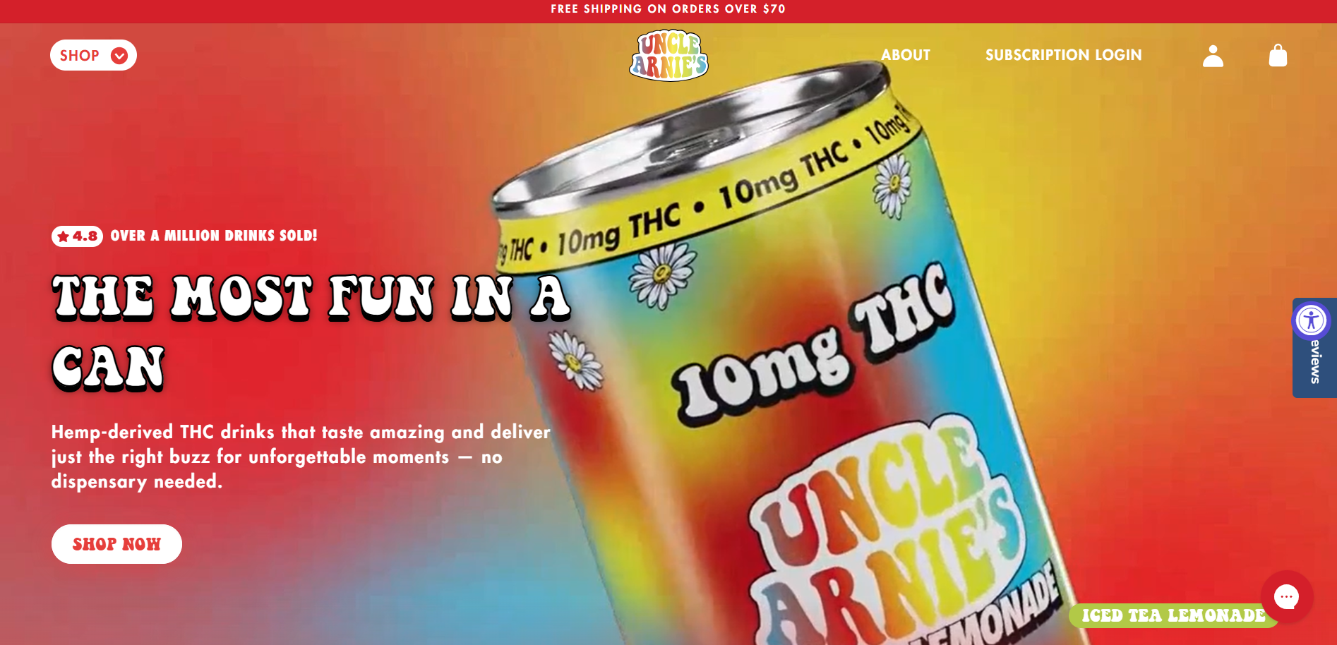 Uncle Arnie’s Raises $7.5M Series A to Accelerate THC Beverage Expansion Across the U.S.