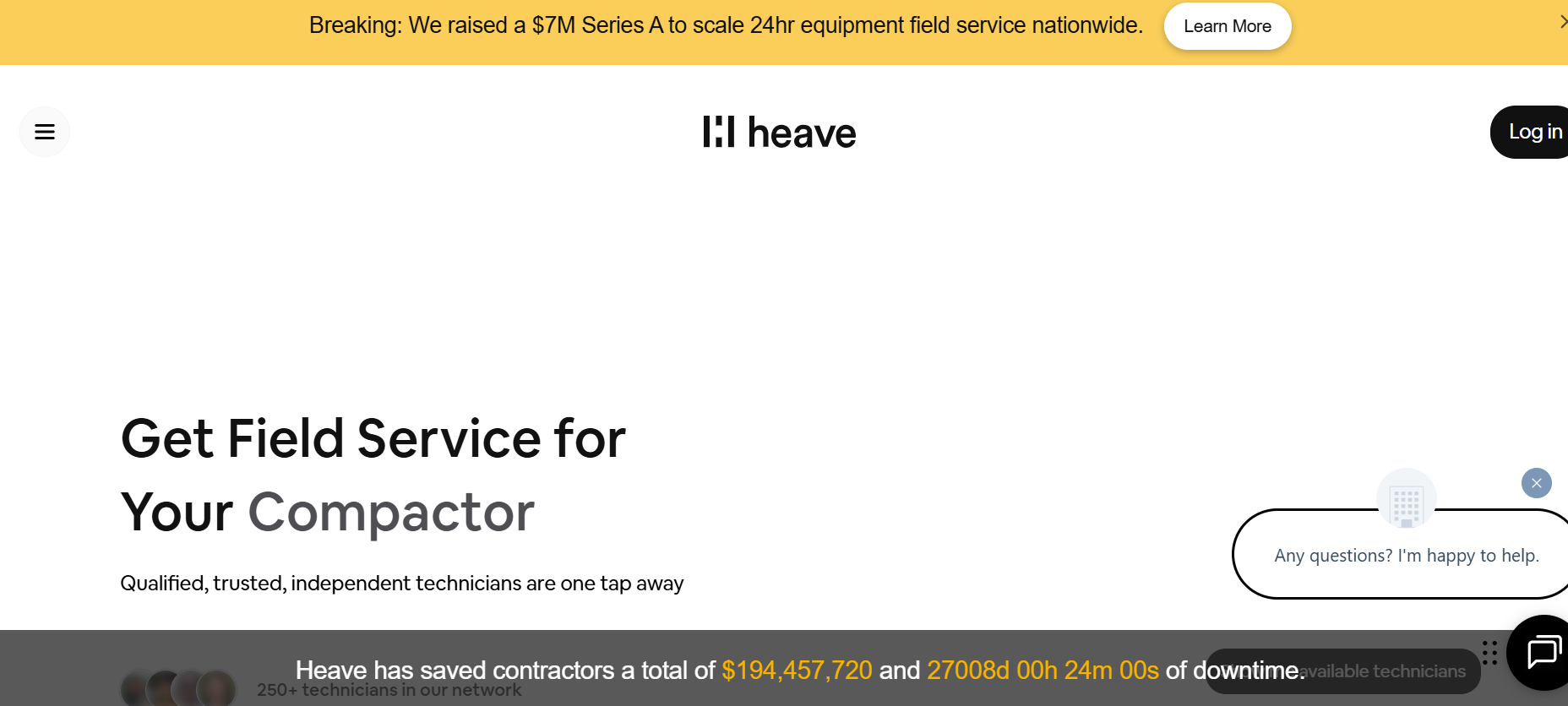 Heave Secures $7M Series A to Revolutionize Construction Logistics
