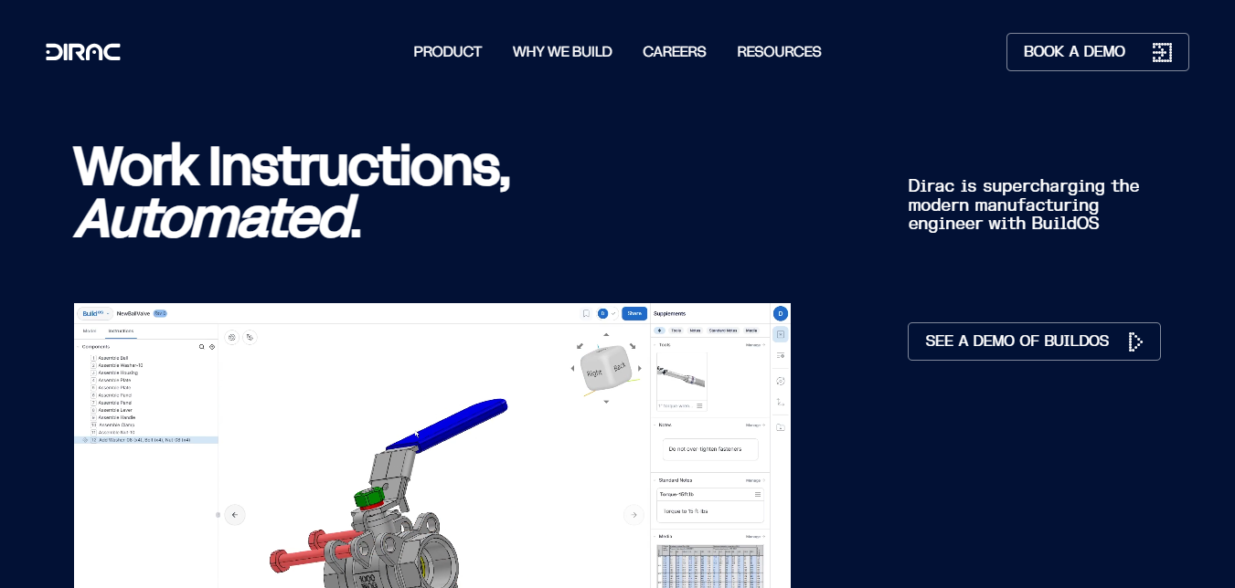 Dirac, Inc. Secures $10.7 Million to Redefine Modern Manufacturing with BuildOS