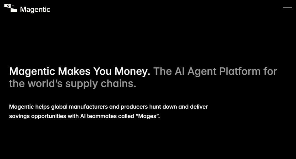 Magentic Raises $5.5M to Revolutionize Supply Chain Efficiency with AI Agents