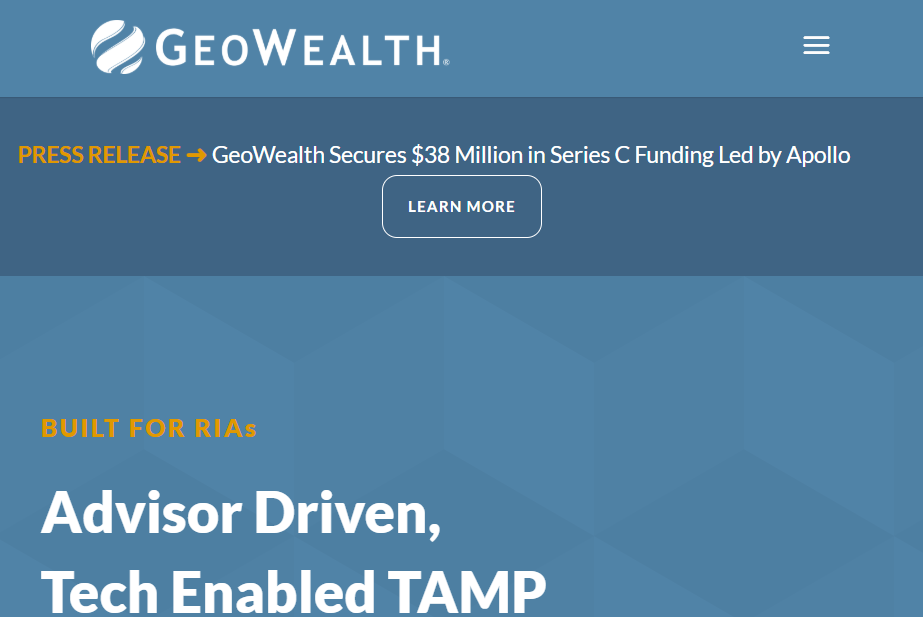 GeoWealth Raises $38M in Series C to Modernize TAMP Infrastructure for RIAs
