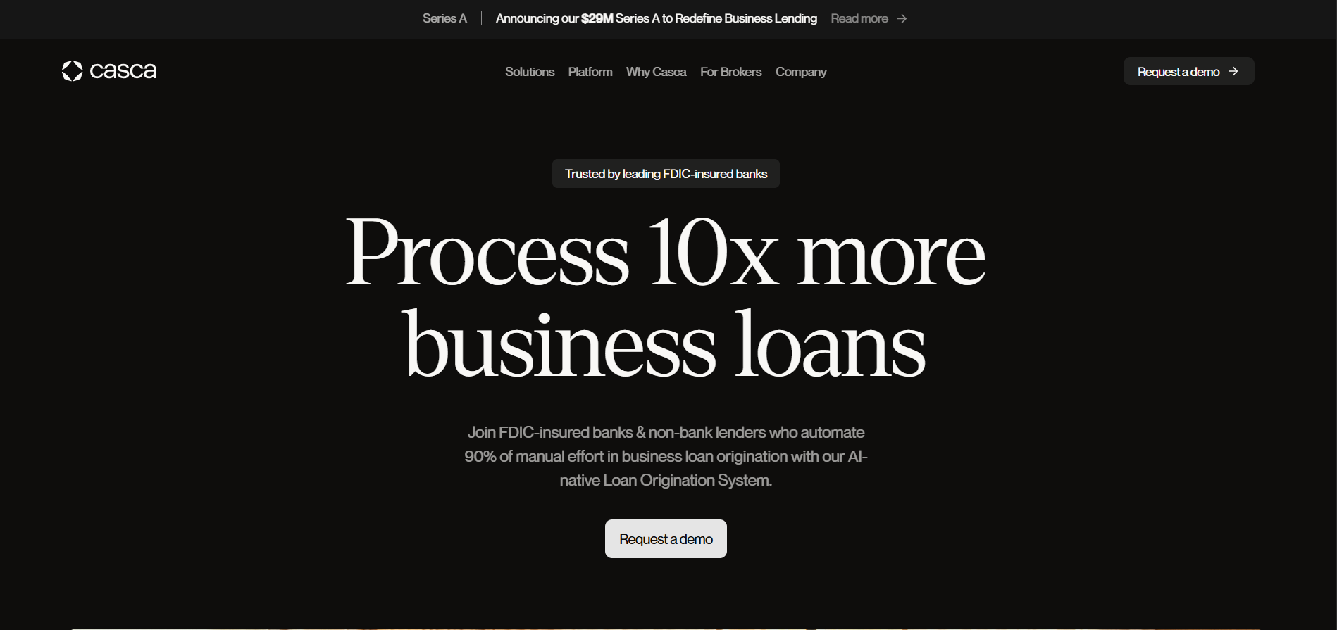 Casca Secures $29M Series A to Redefine Loan Origination with AI