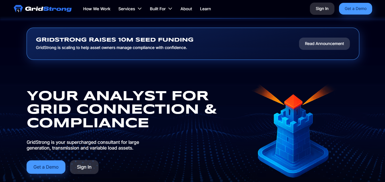 GridStrong Secures $10 Million Seed Round to Revolutionize Grid Connection & Compliance