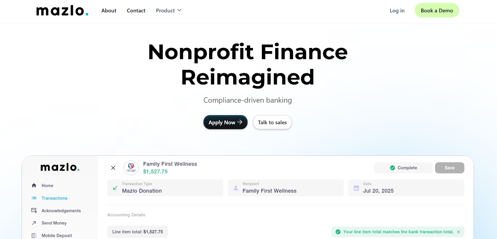 Mazlo Raises $4.5M Seed Round to Reimagine Nonprofit Finance