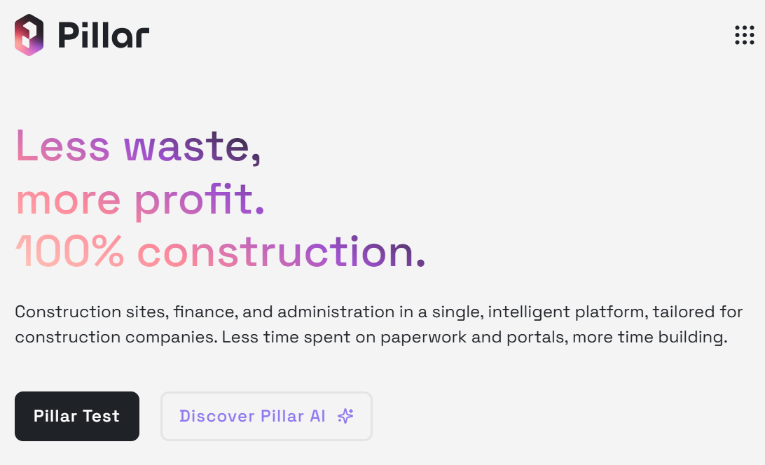 Pillar Raises €3.7M to Modernize Construction Management in Italy