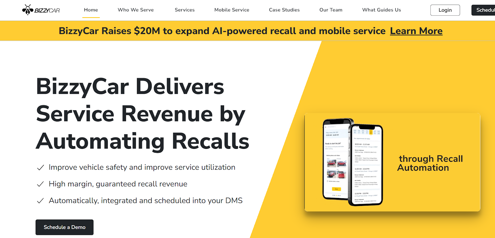 BizzyCar Secures $20 Million to Redefine Automotive Dealer Service Retention