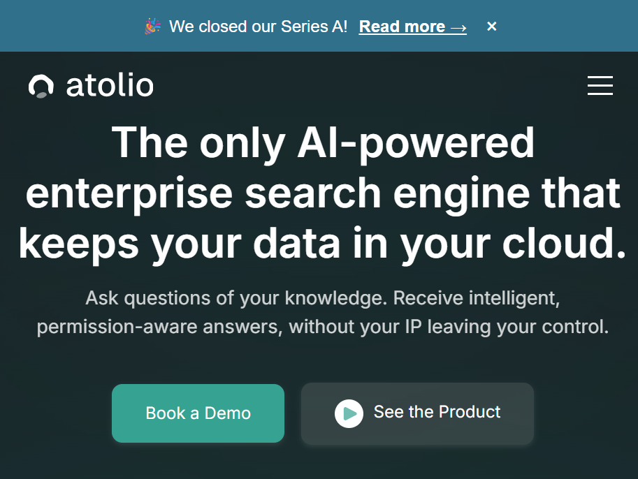 Atolio Raises $24M to Redefine Secure Enterprise Knowledge Access with LLMs