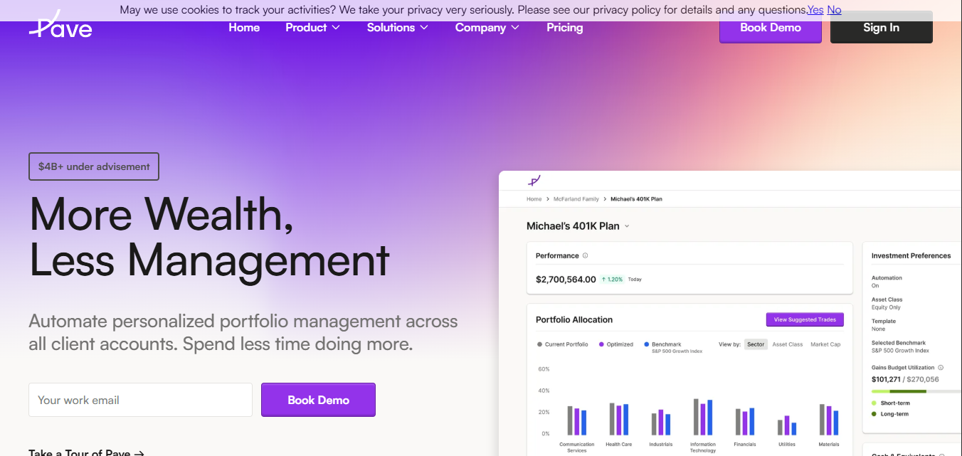 Pave Finance Raises $14 Million Seed Round to Automate Wealth Management