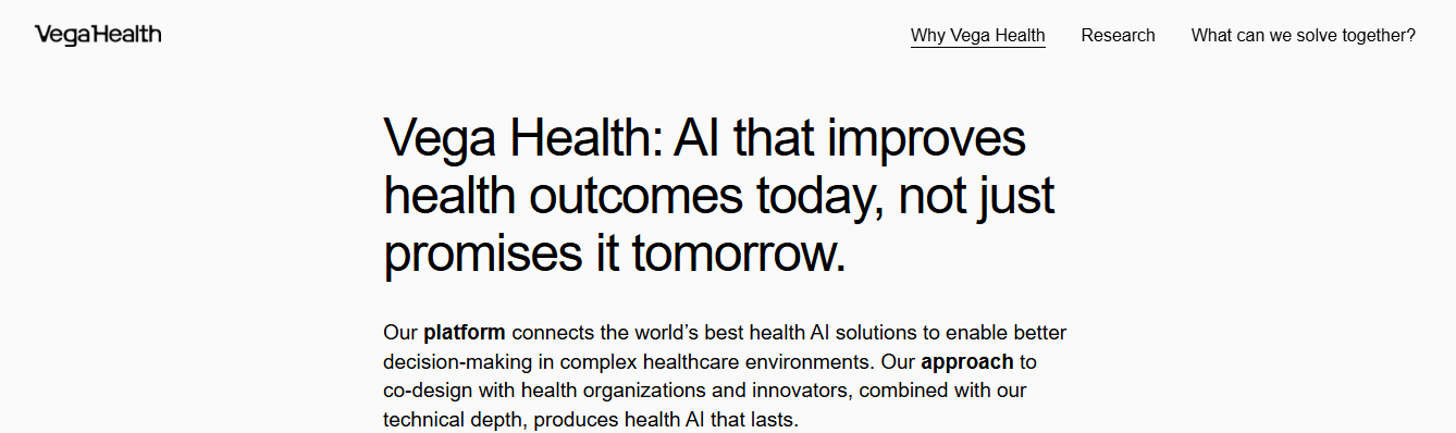 Vega Health Raises $4 Million in Seed Funding to Build the Future of AI-Driven Clinical Intelligence