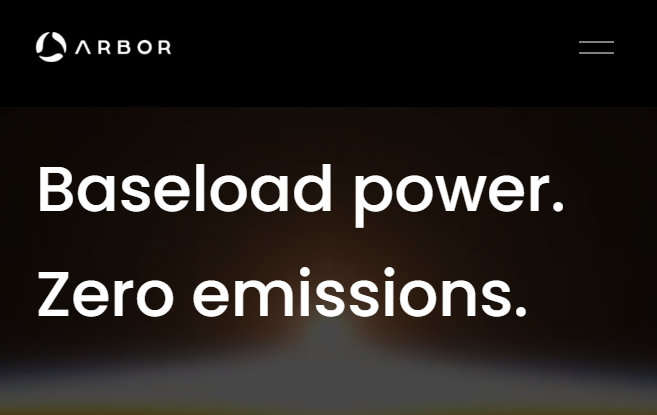 Arbor Energy Raises $55 Million to Deliver Zero-Emission Baseload Power for a Reliable Clean Energy Future
