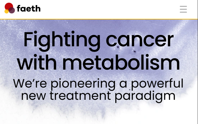 Faeth Therapeutics Raises $25 Million to Transform Nutrition-Based Cancer Therapy