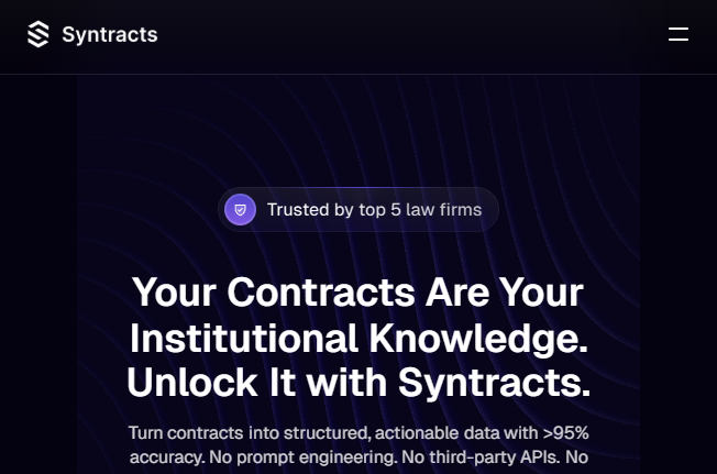 Syntracts Raises $5.3 Million Seed Round to Build the Future of Legal AI Infrastructure