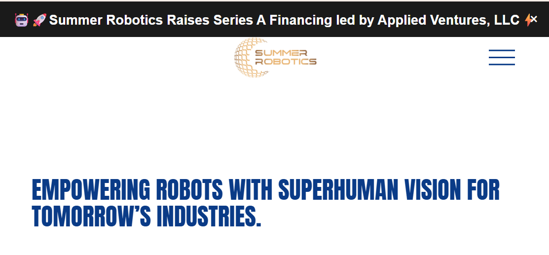 Summer Robotics Raises Series A to Advance Intelligent Automation