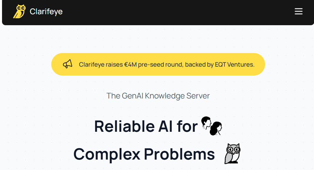 Clarifeye Raises $4.7M Pre-Seed to Transform Healthcare Diagnostics