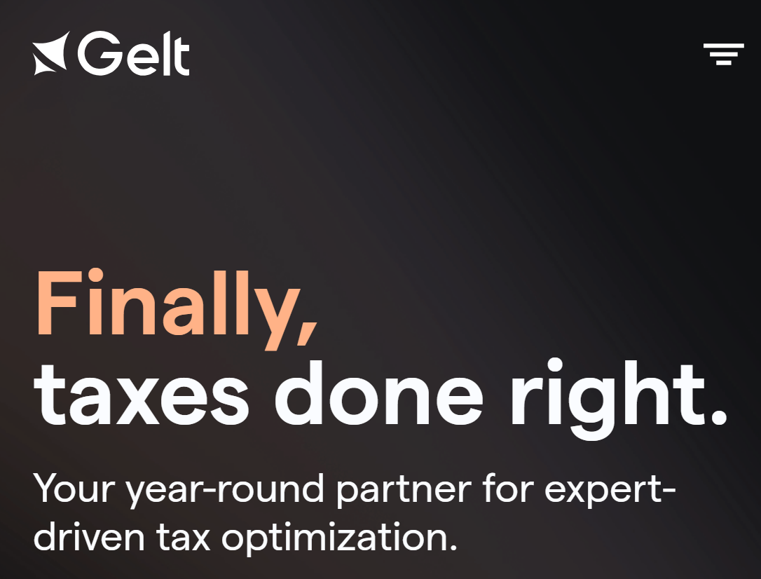 Gelt Raises $13M Series A to Reinvent Tax Strategy with AI