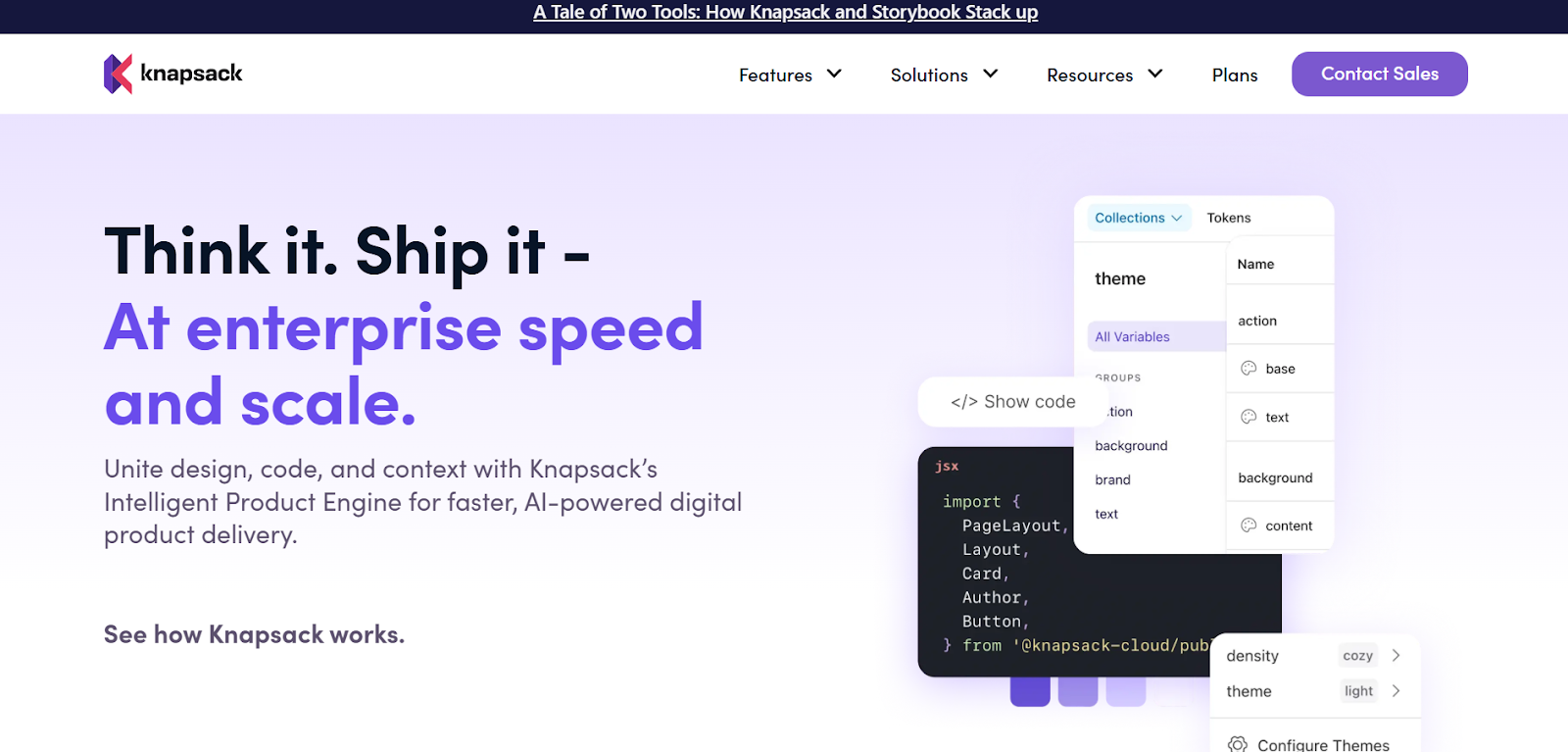 Knapsack Raises $10 Million in Series A to Power the Next Generation of Digital Product Design Systems