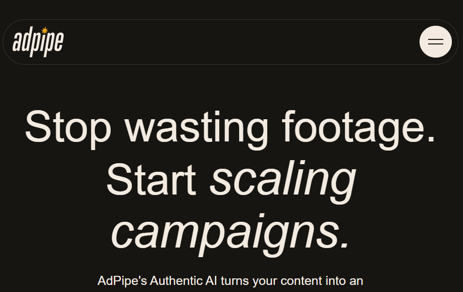 AdPipe Raises $12M Series A to Scale Authentic Video Creation with AI