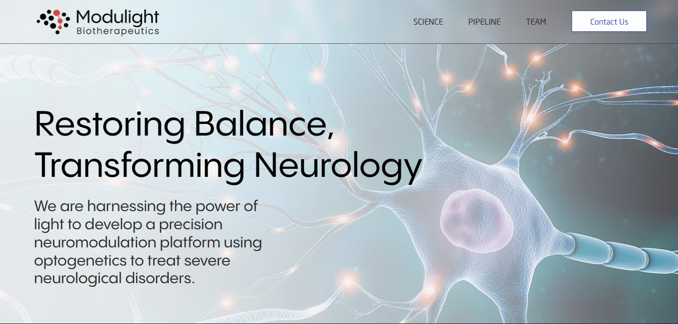 Modulight Biotherapeutics Raises $12M to Transform Neuromodulation Through Light-Based Therapeutics