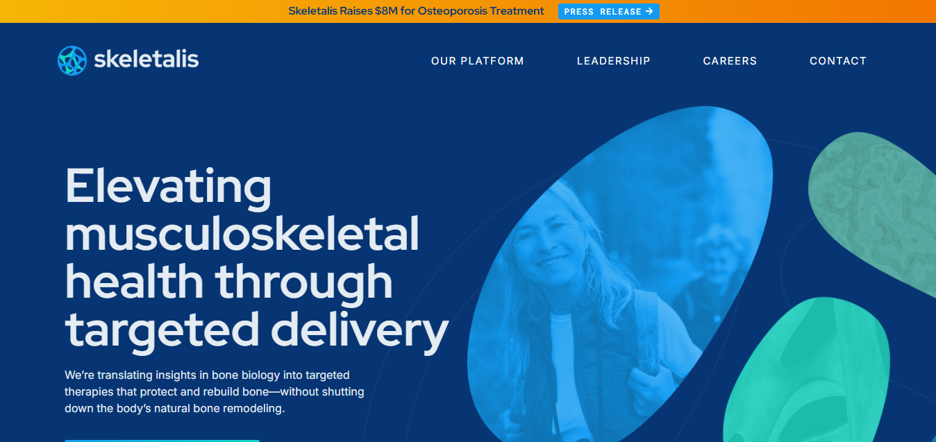 Skeletalis Raises $8M to Advance Regenerative Bone Medicine and Transform Orthopedic Care