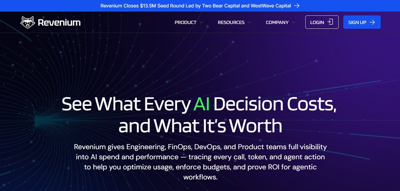 Revenium Raises $13.5M to Show Companies What Every AI Decision Really Costs